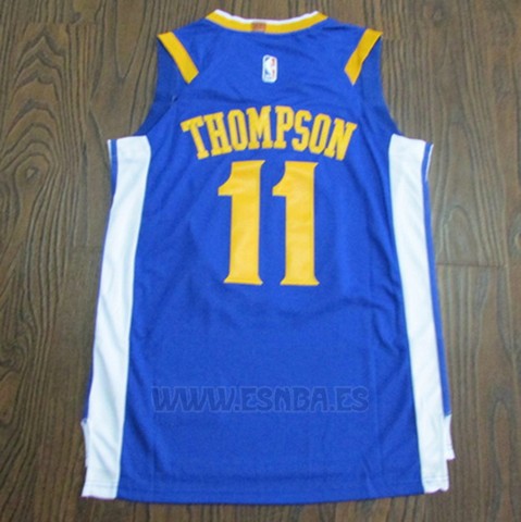 Camiseta Golden State Warriors Klay Thompson #11 2017-18 Azul